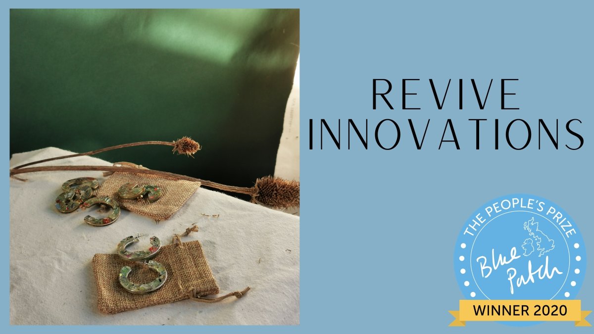 BluePatchTeam's tweet photo. For the winner of the People's Prize for the Blue Patch #Sustainable Business Awards 2020 we have @reviveinnovate!
Shoutout also to first runner up @TitanicDenim and second runner up @MaterialiseInt!
Complete list here https://t.co/dkNjR1JAEd #BPatchAwards https://t.co/Ntx1dYFLyC