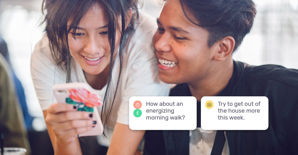 Feature update for #OurBalance: suggestions! ✨ The At a glance view now gives personalized suggestions for you, based on your #balance. Daily suggestions may change based on your activities throughout the day. More suggestions and improvements to follow 😊