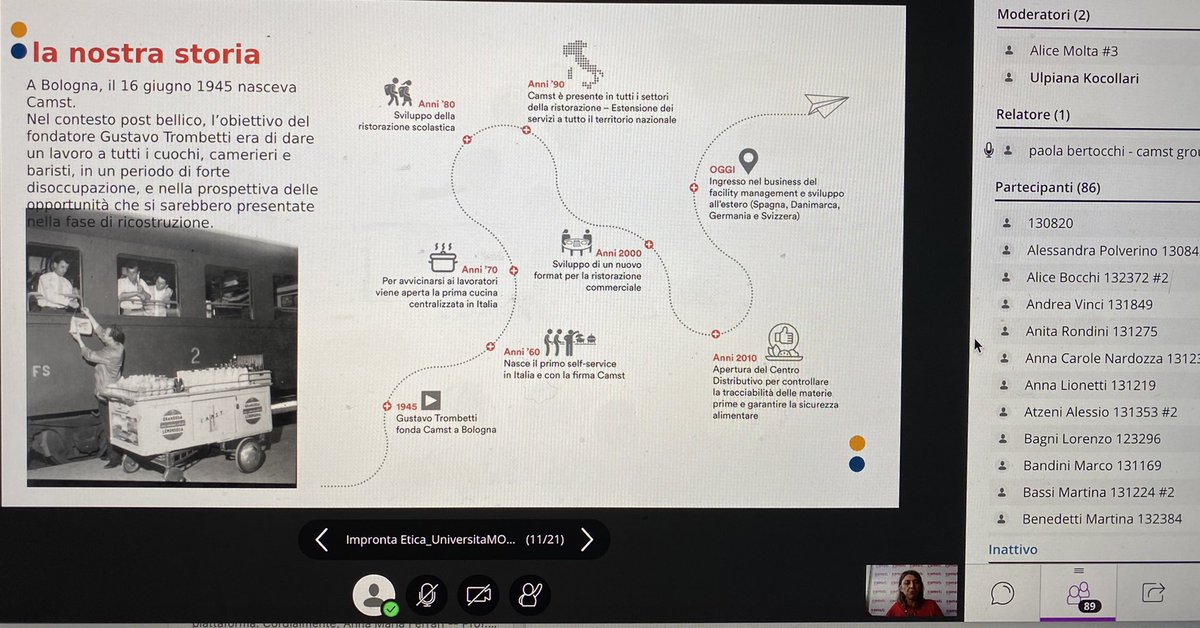 ulpixx's tweet image. Oggi al corso di Etica e Responsabilità Sociale d’Impresa @demb @UNIMORE_univ ospitiamo @ImprontaEtica e ascoltiamo l’esperienza di @camstgroup