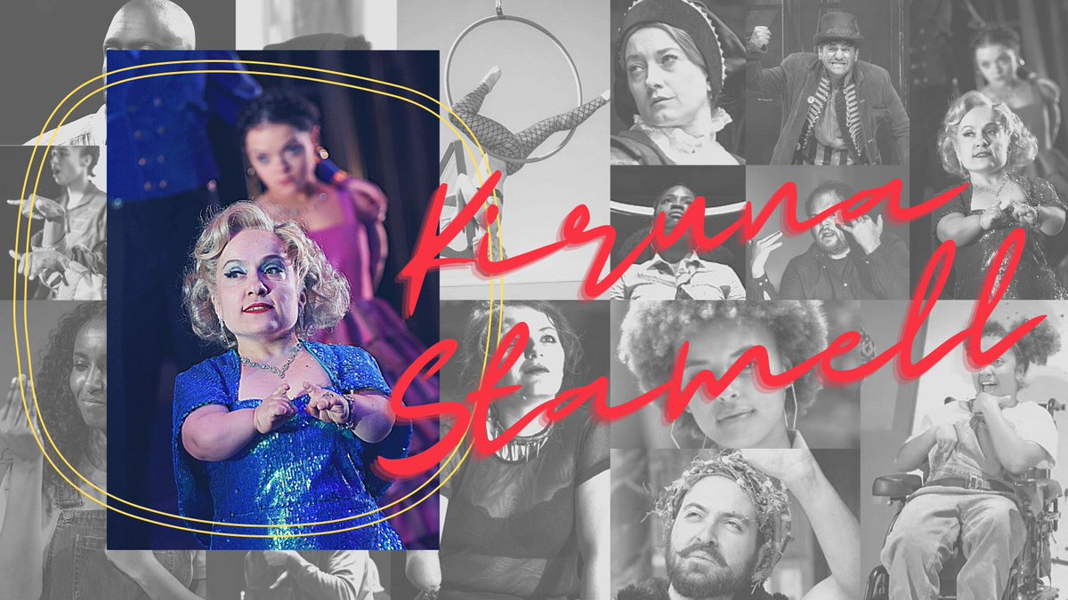 One of the stars of Ramps on the Moon’s first production ‘The Government Inspector’ was Kiruna Stamell ( @Kiruna_Stamell) who has worked widely across UK stage & screen, most recently ‘Cyrano’ in the West End. You may also know Kiruna from her professional debut in ‘Moulin Rouge’.