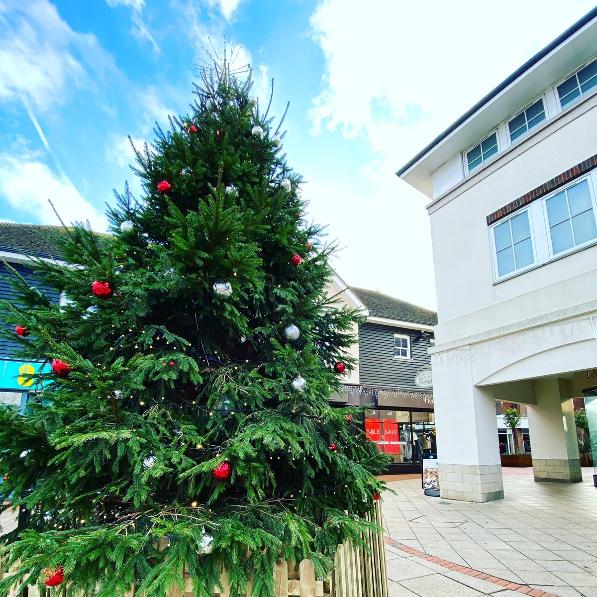 The Sevenoaks Christmas tree looks amazing!! We are thrilled that our local shops, hairdressers, gyms and beauty salons can reopen on 3 December. And thank you to <a href="/SDC_newsdesk/">Sevenoaks District Council</a> for offering an hours free parking for the festive period.  #keepchristmaslocal