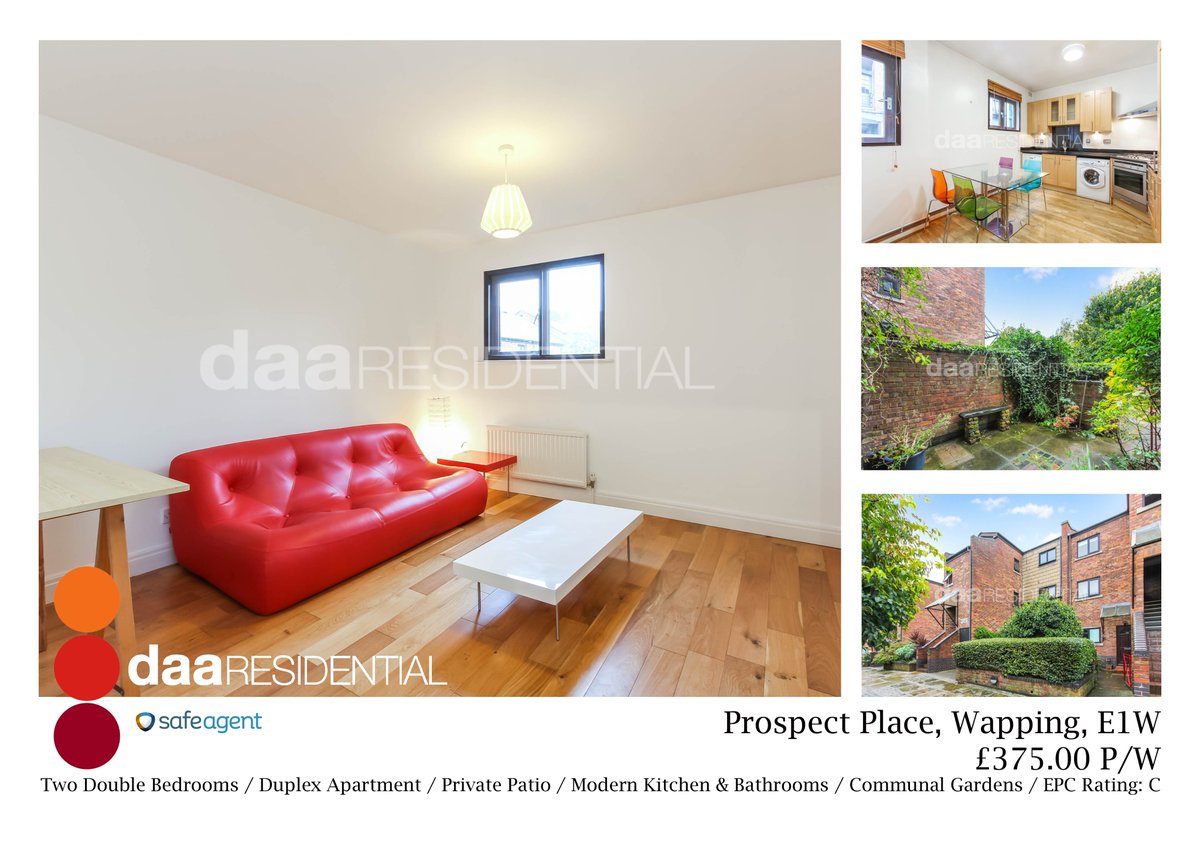 DaaResidential's tweet photo. New #tenants lined up for this 2bed #property to #rent in Prospect Place, #Wapping! Another happy #landlord! Similar #apartments needed! https://t.co/x5075Hdqoj