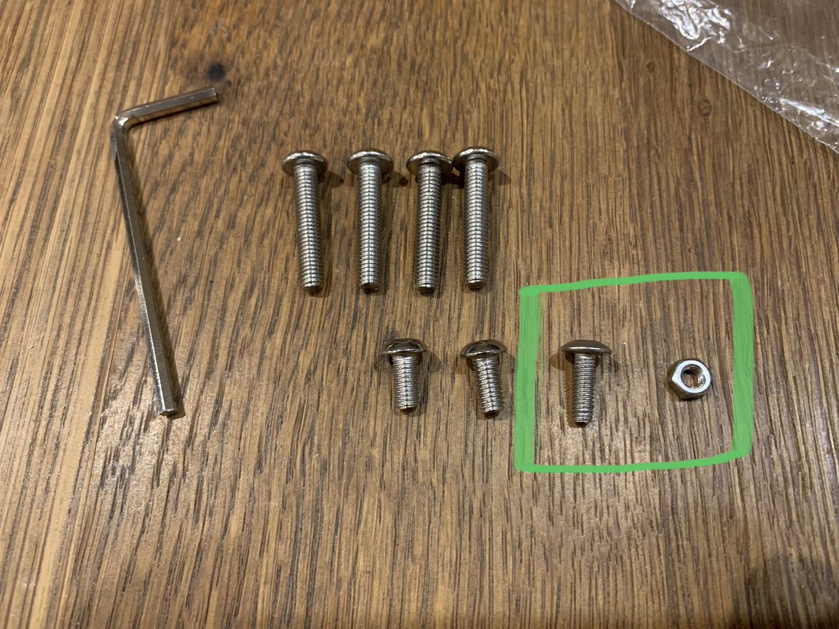 Andy_iGD's tweet photo. They’ve now sent a load of useless bolts that are either too long, too short and all are too thick. No nut included either. Still haven’t replied. It’s becoming a joke! https://t.co/hFauBPF35d