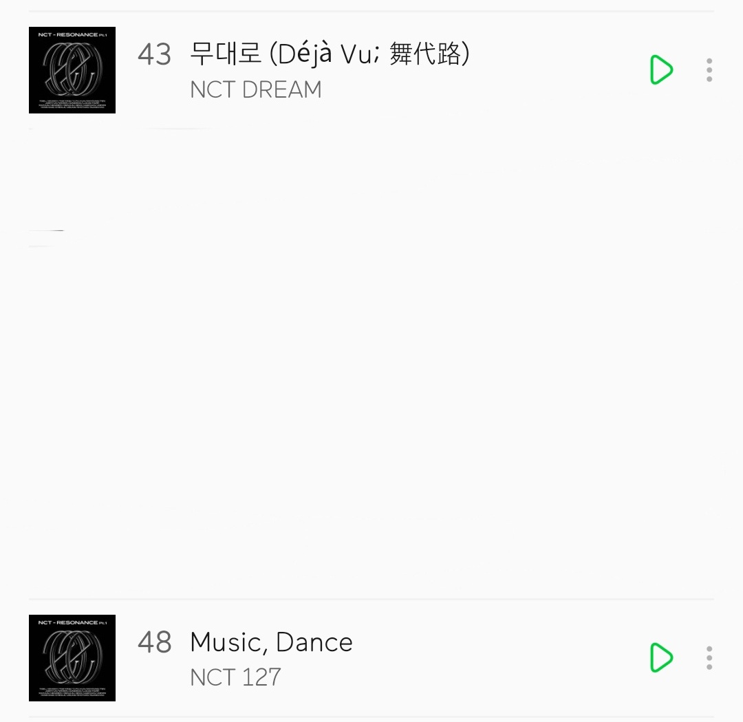 NCT127STRMth's tweet photo. 📈Melon Hot Track Chart🔥
24/11/20

✨ หมวดเพลง dance

#1 90's Love
#2 Raise The Roof
#3 Make A Wish(Birthday Song)
#4 Deja Vu
#5 Music, Dance
#6 Make A Wish(Birthday Song) (English Ver.)
#13 Make A Wish(Birthday Song)
#43 Deja Vu
#48 Music, Dance

#NCT #RESONANCE_Pt2
@NCTsmtown https://t.co/wVSToCJuzs