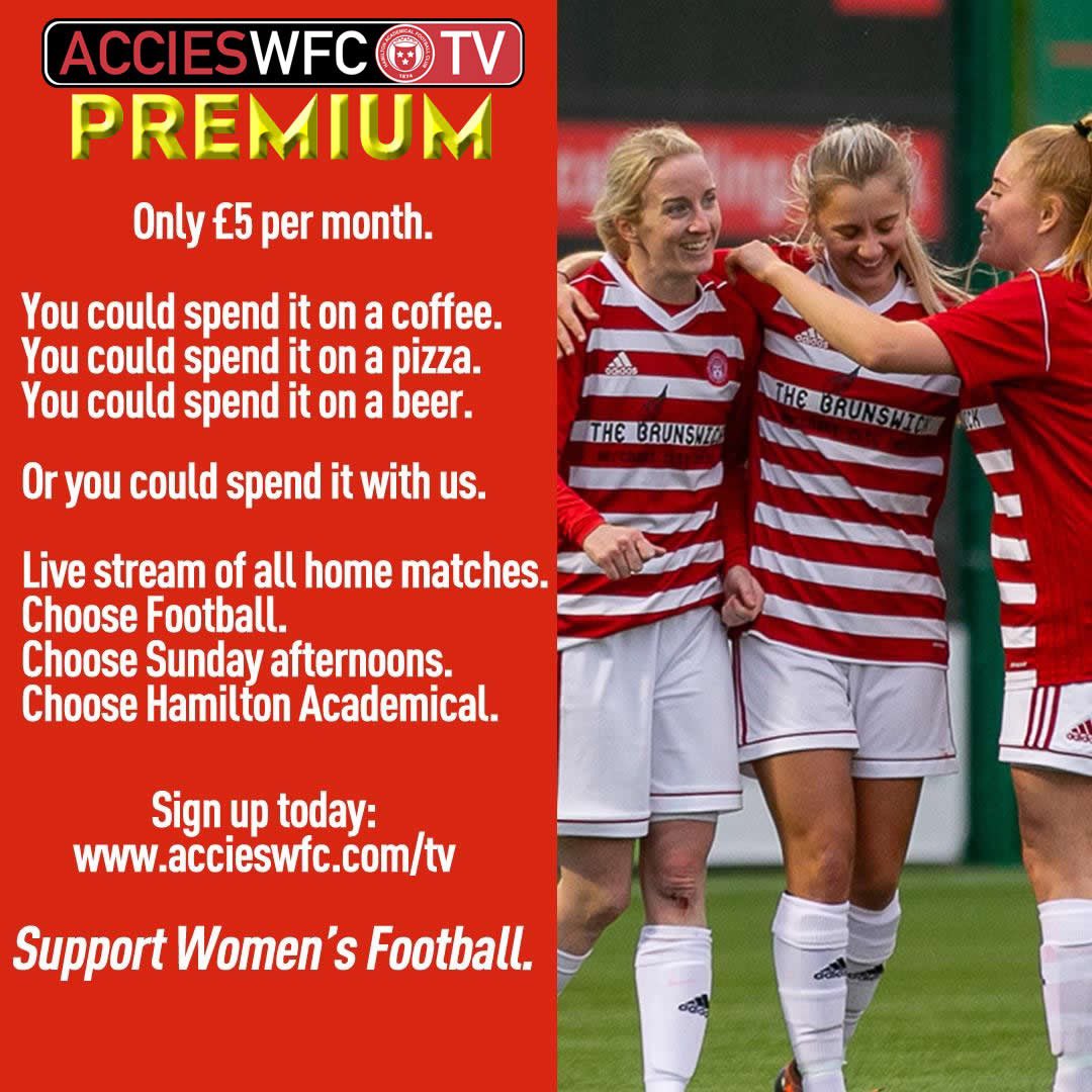 🆕 WFC TV Premium 🤩

🖥 Live Home Matches 
✅ Early highlights access
🙋🏻‍♂️ Exclusive content 

💷 Just £5 a month (PayPal) 
or 1 off match day passes £4
🆕 Join Us: accieswfc.com/tv

Existing ST Holders contact for access 
📧 accieswfc@gmail.com

👉🏻 bit.ly/3nRsBa9
