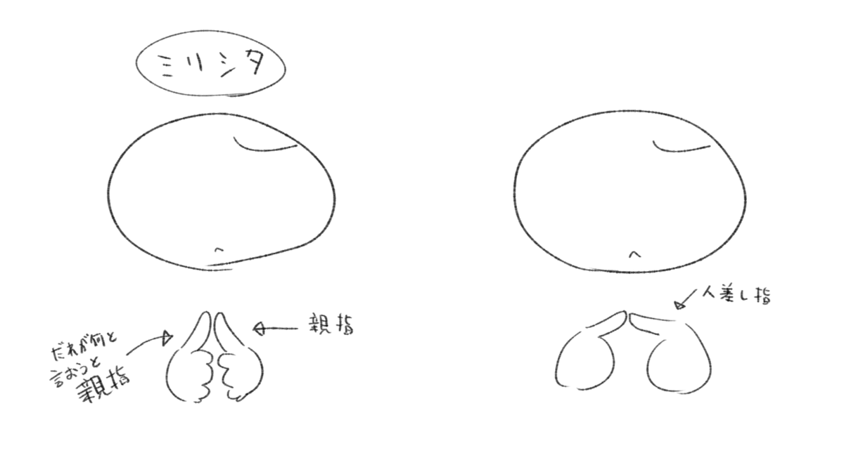 ずっと思ってるけど、人差し指じゃなくて親指なの違和感ある 