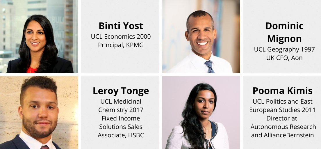 UCLAlumni's tweet photo. ποΈ #UCLConnect event, 3 Dec 5.30-7pm GMT: What are the biggest issues facing finance? Delve into the future of the finance industry from the perspectives of alumni working in banking, research, global human capital and economic valuation services. Book π https://t.co/8LAwXvMD4s https://t.co/vZd1jEjRLi