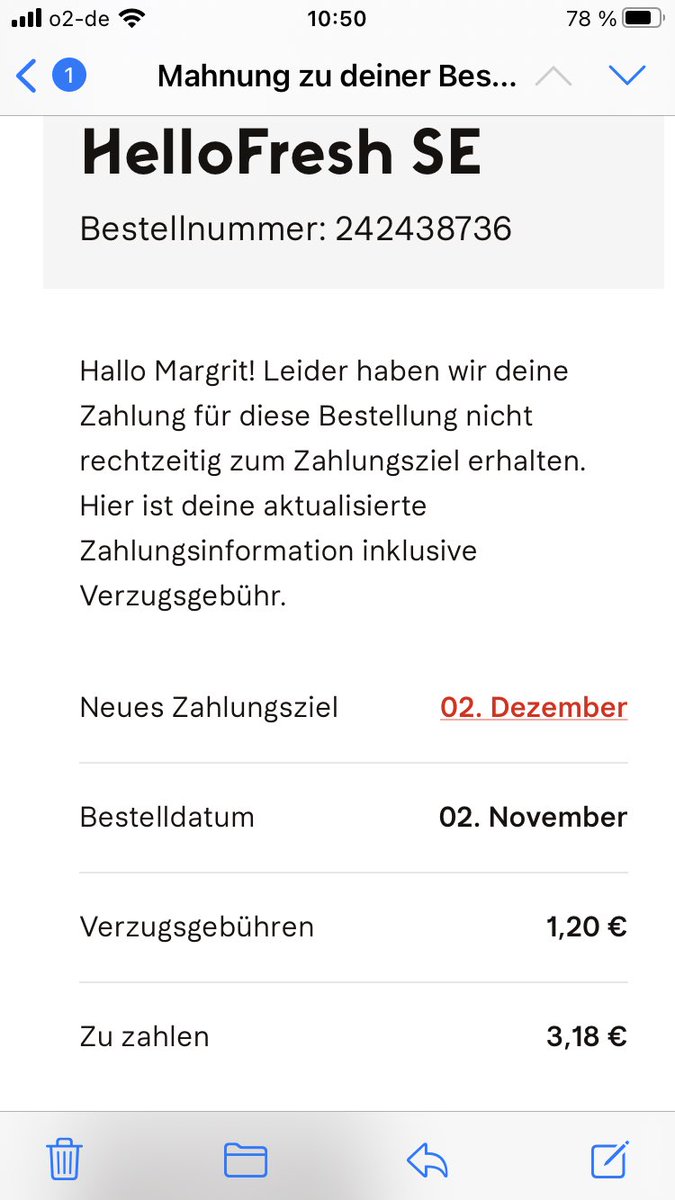 artyfishal's tweet photo. Why is your #finanancialservice @Klarna not able to count 1plus1 if someone pays 2invoices at once including 2ref# @HelloFresh?16th of November they told me I paid 1,98€ too much and send it back,to tell me today there are 1,98€ missing with an extra charge? I @AskKlarna, too? https://t.co/8r4MZbS1ny
