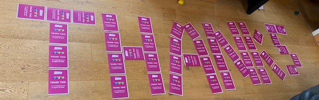 SarahwResearch's tweet photo. Day2 of #CAAW, and @colinbarnesrsch has been writing many cards (and getting creative).... thank you to all who put in so many hours to deliver our @SolentNHSTrust #auditprogramme https://t.co/vbuZr91oLL