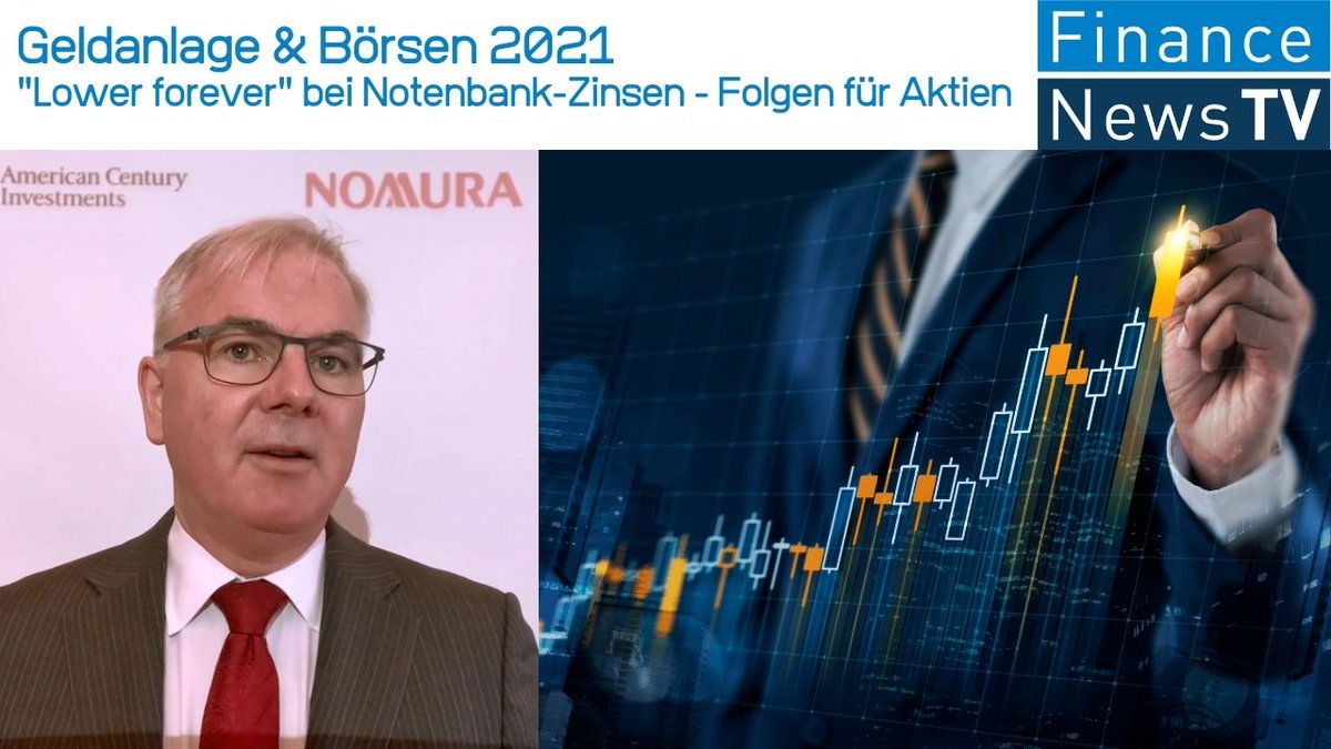 FinanceNewsTV's tweet photo. #Boersen &amp; #Geldanlage 2021: #LowerForever der #Notenbanken bei #Zinsen &amp; und die Folgen des Machtwechsels in den #USA von #Trump auf #Biden. Analyse von Dr. Sönke Siemßen von #Nomura: https://t.co/FbsAUMmUh1 #finance #Fonds #funds #aktien #zinsen #rates #EZB #FED #CoronaVirusDE https://t.co/hnjZgsNEca