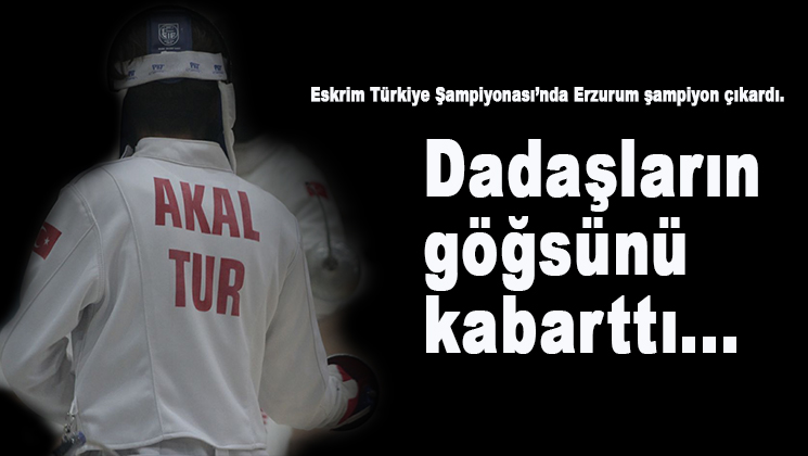GazetesiDogu's tweet photo. AKAL ESKRİMDE TÜRKİYE ŞAMPİYONU… https://t.co/9ZXXuxWSbL https://t.co/L4TMCfKWMs