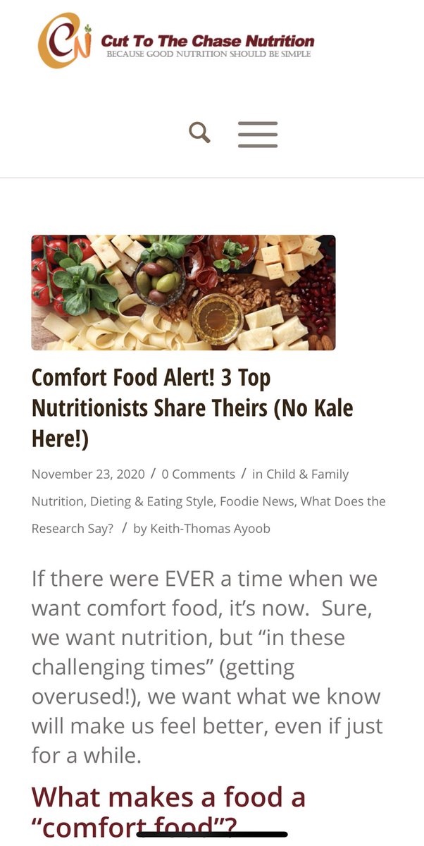lesliebonci's tweet photo. #ActiveAdvice-Honored to be asked to weigh in on what comfort foods mean to me? Is comfort a food, a feeling, an occasion? what can't it be all three? https://t.co/tOPhCLfbPU TY @DrKeithAyoob with @NRodriguezRDN and @barbbaron #comfot #enjoyment #activeadvice #fuelsofengagement https://t.co/e9sILBTIIG