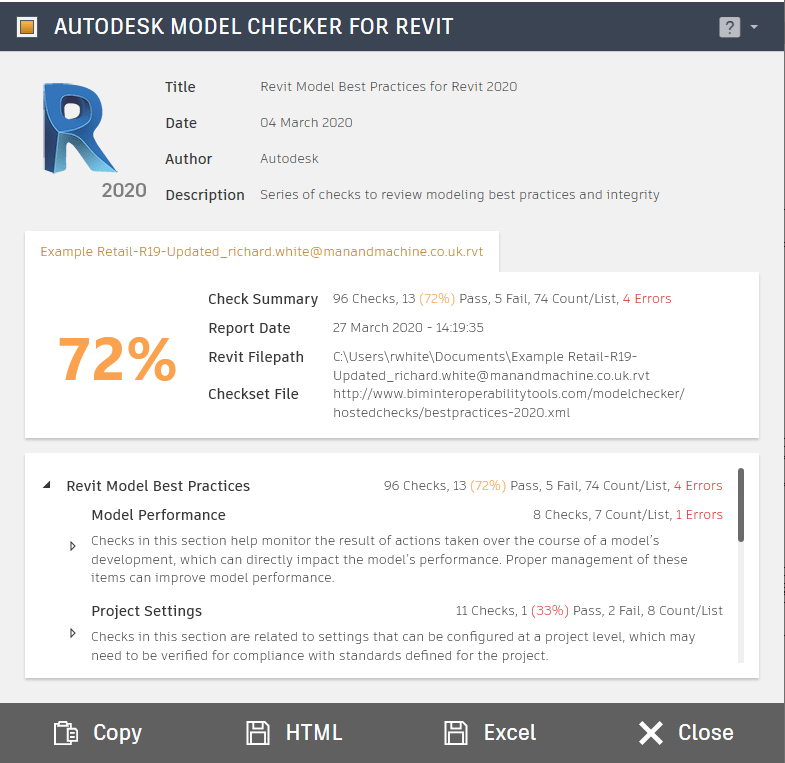 TheDarkAsset's tweet photo. Do you know there is a @AutodeskRevit Model checker tool available from @autodesk to help audit your models? Find out more with this latest @ManandMachineUK blog post https://t.co/yQ1qYCI5wy
#Revit #Modelchecker #Autodesk #Auditing https://t.co/d0LxG9i8S8