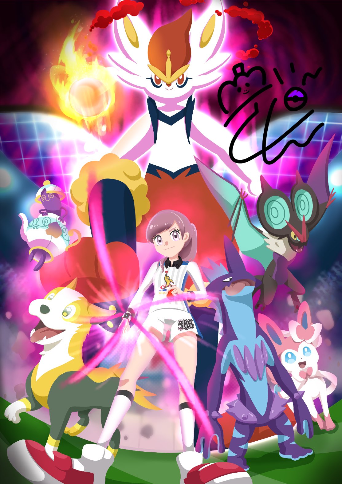 かじふさ ぬる娘 蘭たんのポケモン剣盾実況が最高に面白かったのでファンアート描いた 毎日のようにゲーム実況は見てるけど こんなに続きが待ち遠しい実況は久しぶりだった 内容的に明日以降もまだ続くかな 蘭たん T Co Kbym6ilvtv