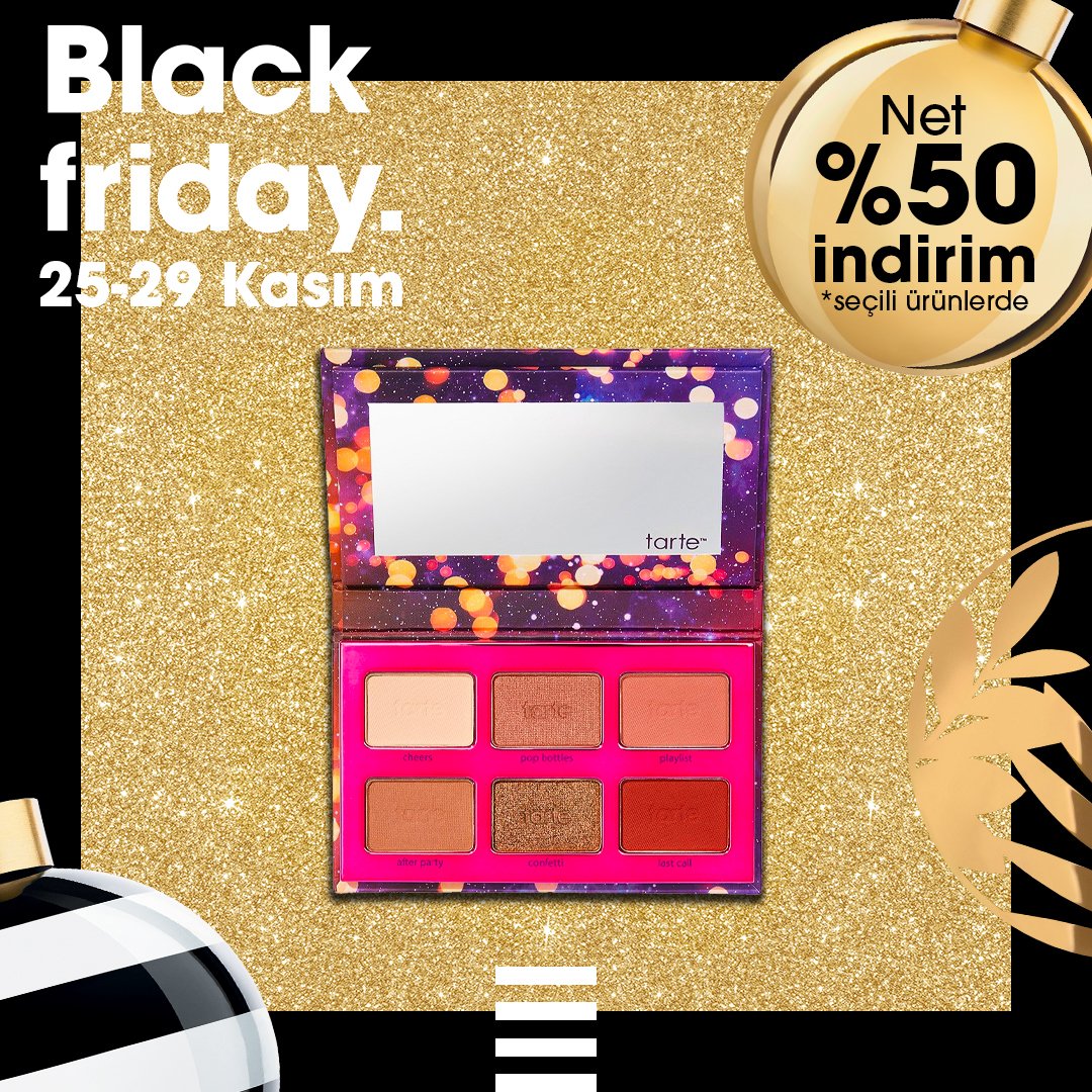 Black Friday indirimleri için başladı! 🎉 25-29 Kasım tarihleri arasında seçili ürünlerde NET %50 indirimi keşfet!🤩 https://t.co/7ShqnAFZfW