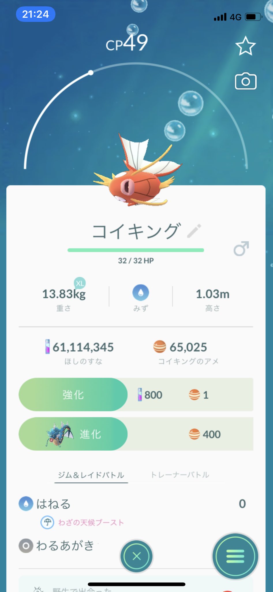 Haseshyo 日本一 つりびとプラチナメダル目指してるフレンドへ 遠隔期間内に大きいコイキング欲しい方おりましたら残しときます 僕は普段からラルトス沢山いただいてるのでそこら辺で捕まえたポケモンで大丈夫なのでお気軽に そんなお世話になっ
