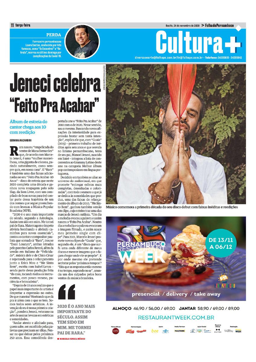 <a href="/marcelojeneci/">Marcelo Jeneci</a> na <a href="/folhape/">Folha de Pernambuco</a> 
#FeitoPraAcabar10anos
folhape.com.br/cultura/marcel…