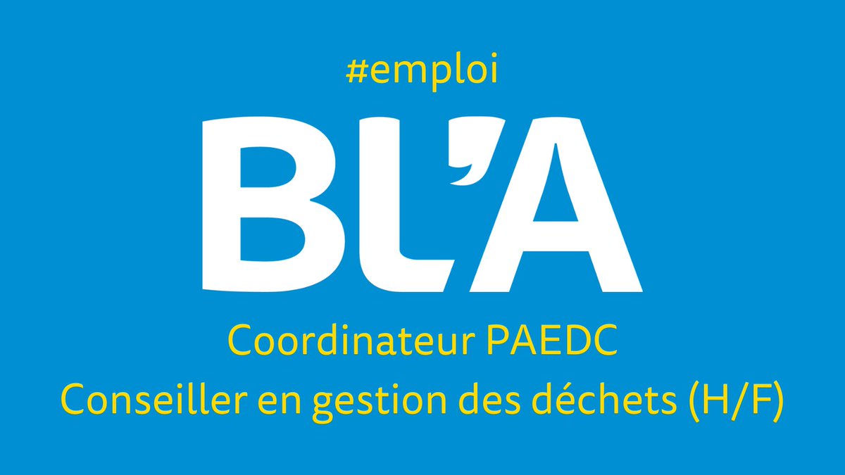 Braine_l_Alleud's tweet photo. #job : politique locale #énergie et #climat d'un côté 🌍 prévention et gestion des #déchets de l'autre 🗑️ c'est la double casquette de notre futur.e collègue à #brainelalleud. Intéressé.e ? Infos : https://t.co/kOzNBIXqIN (date limite : 11/12) #paedc #environnement #durable https://t.co/OKVAqWxk8V