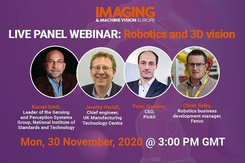 Pickit's CEO Peter Soetens will share insights on 3D vision and robotics during a live panel discussion by Imaging and Machine Vision Europe. Register to listen live and ask your questions, or to get access to the recording later 👉 hubs.la/H0Bsq5P0
