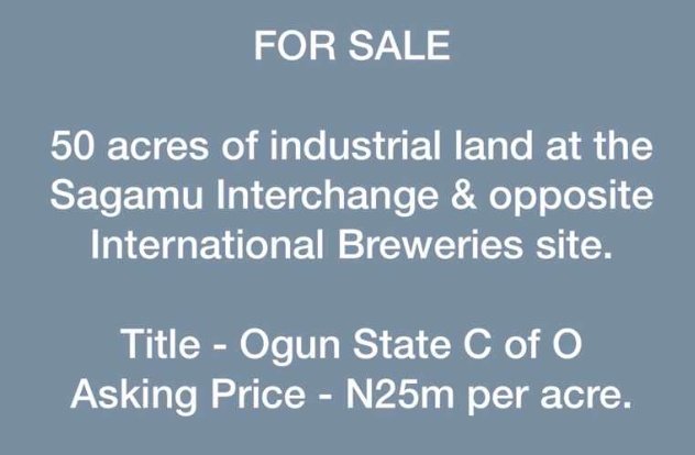 ubosieleh_co's tweet image. For sale!

50 acres of firm and prime land.

Contact us for more details and Inspection: