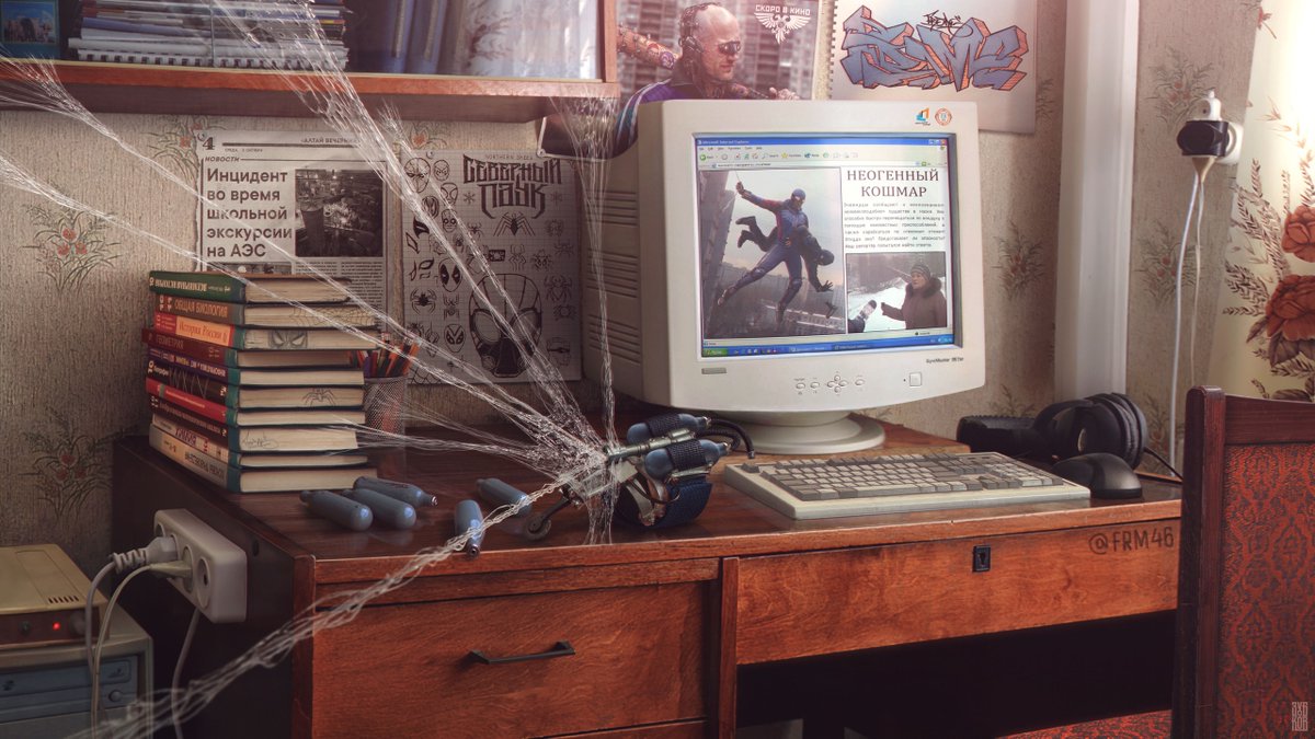 80Level's tweet image. What if Spider-Man lived in the Russian ghetto? Evgeny Zubkov imagined a different version of the legendary Marvel saga:

80.lv/articles/what-…

#art #conceptart #spiderman #marvel #spidey #SpiderManMilesMorales #2dart #photoshop