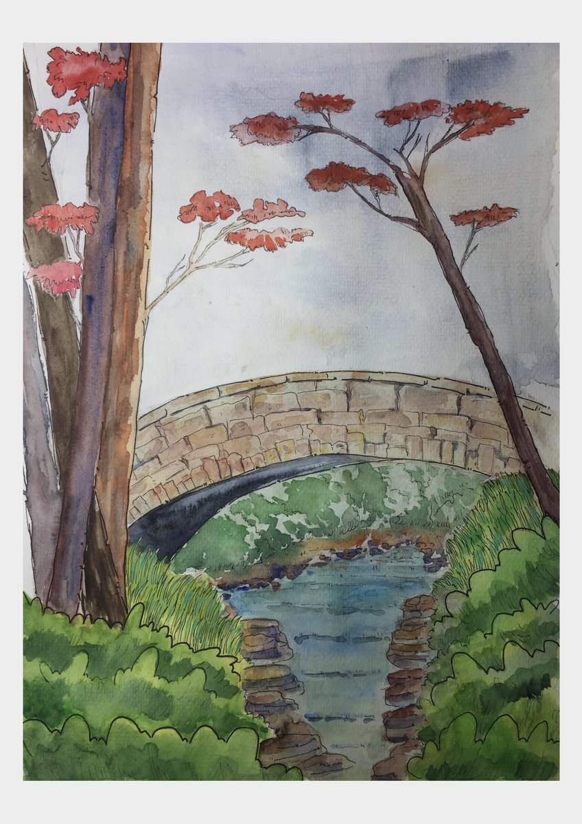 MharArte's tweet photo. Finahed another watercolor illustration piece using holbein watercolors.
#watercolorpainting #illustration #traditionalart #painting https://t.co/bGBevTy9tf