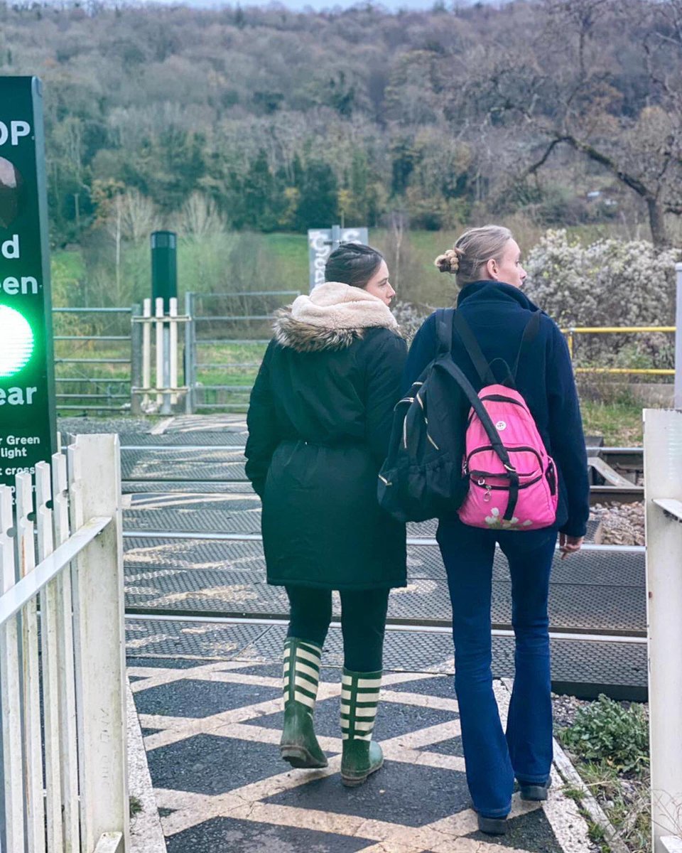 AutonomyGroup's tweet photo. Exploring Warleigh Weir with service user Kira and her support workers #warleighweir
#caringpeople #walksandhikes #everydaymakesadifference #bath #traincrossing #outing #fields #residents #supportworkers #autonomycare #winteriscoming #workhard https://t.co/Mx5Egk7iRr