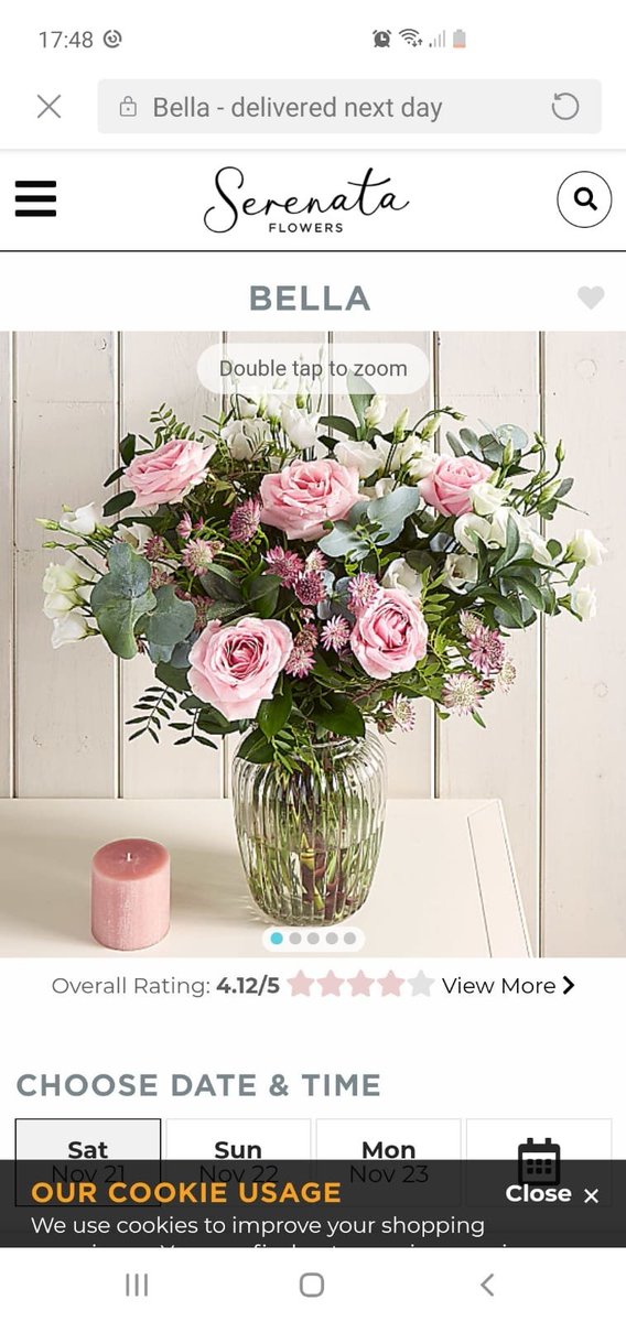 GMFootball's tweet photo. Absolutely shocking customer service after receiving an awful display of flowers for my fiances birthday. Keep fobbing me off and refusing to refund me. £45 wasted 
@serenataflowers #serenataflowers https://t.co/DtZNPr7rDB