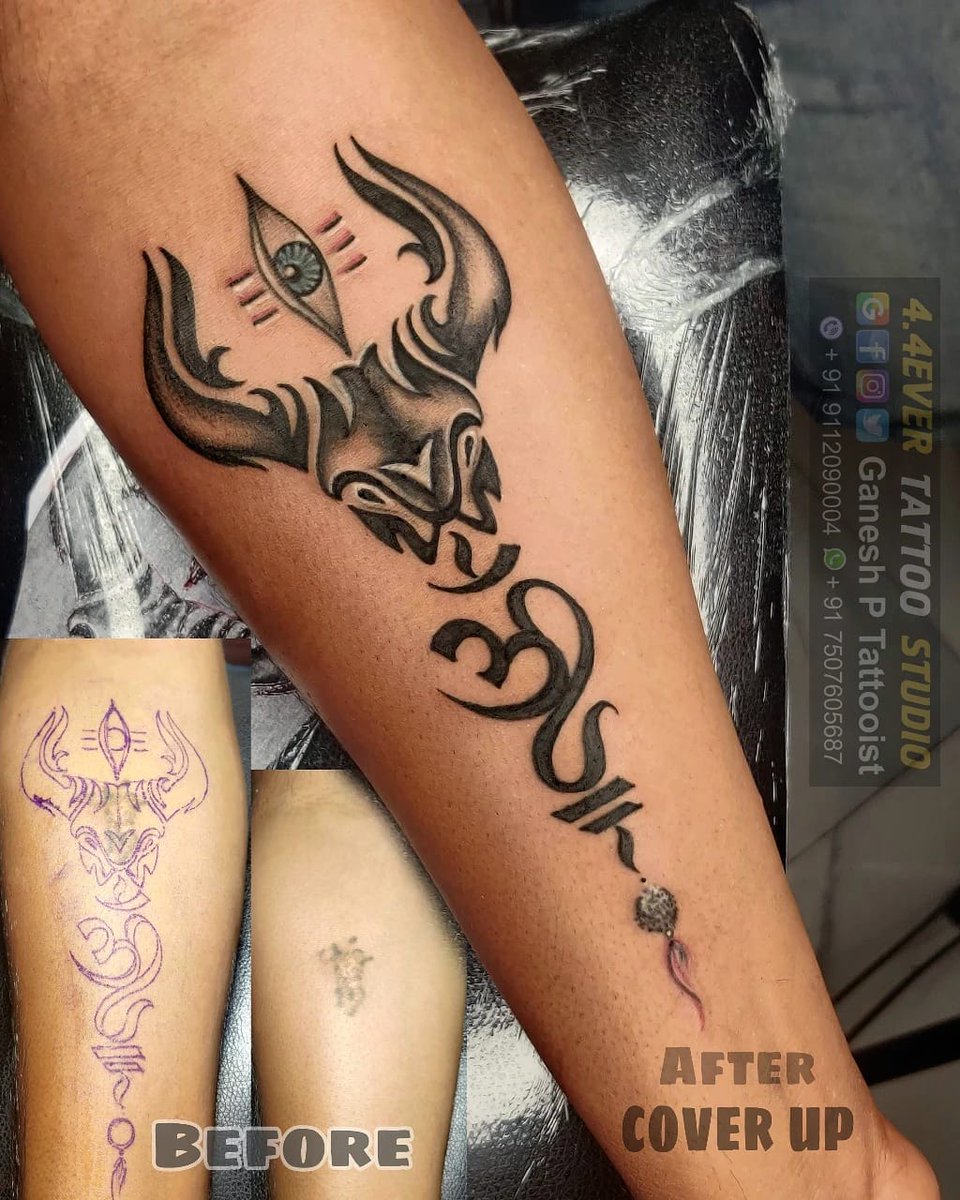 Best Lord Shiva Tattoos Tattoo Job Work टट क सवए टट सरवस टट  सव in Bandra West Mumbai  Iron Buzz Tattoos  ID 8917038497