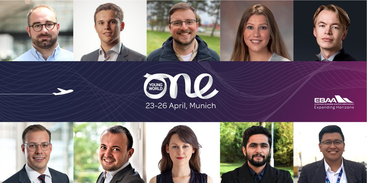 Breaking news!👉EBAA has selected 10 young leaders from 7 countries to represent European #BusinessAviation at <a href="/OneYoungWorld/">One Young World</a> in Munich this April. They’ll be inspired by world leaders from government, business and NGOs. Discover more: bit.ly/3fu4wTF
#ExpandingHorizons