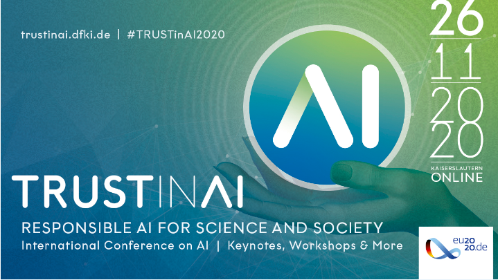 TRUSTinAI – Responsible AI for Science and Society #trustinai2020 webinar-magazin.de/webinar/trusti… International #Conference on #ArtificialIntelligence within the framework of the German EU Council Presidency #ai