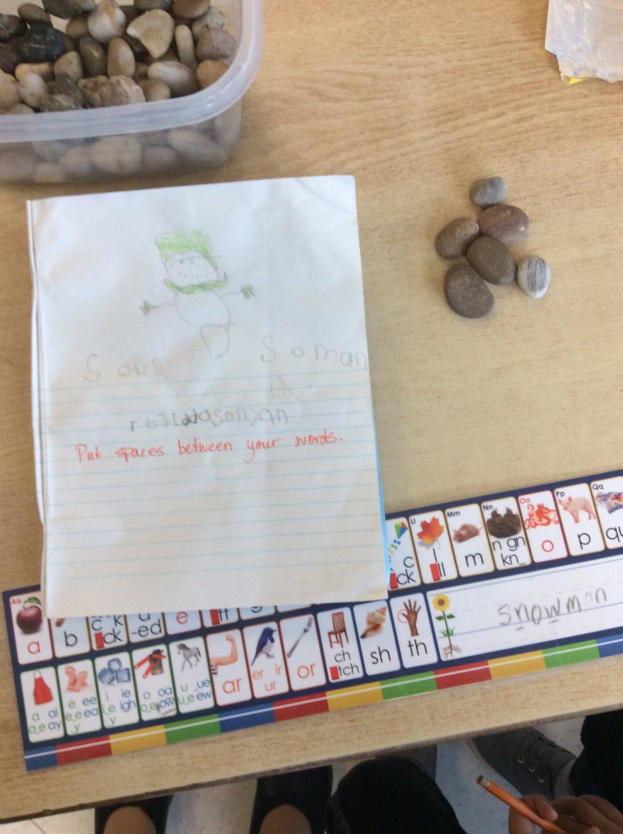 terpstra123's tweet photo. Look what we are writing in the Holy Rosary Grade 1-2 class because we have the sounds in front of us. @alcdsb_rosa #reachingeveryreader https://t.co/JQ7x3FhvqS