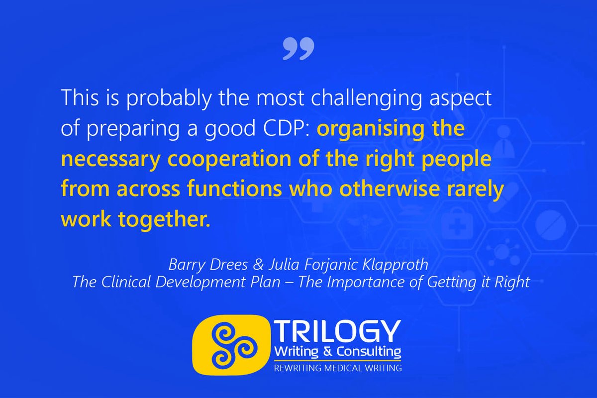 Trilogy Writing & Consulting (@trilogywriting) on Twitter photo Read Trilogy Writing’s latest article published in <a href="/EPCmagazine/">European Pharmaceutical Contractor</a> here. lnkd.in/dJFCYyu #ClinicalDevelopmentPlan #TrilogyWriting #medicalwriting Read Trilogy Writing’s latest article published in <a href="/EPCmagazine/">European Pharmaceutical Contractor</a> here. lnkd.in/dJFCYyu #ClinicalDevelopmentPlan #TrilogyWriting #medicalwriting