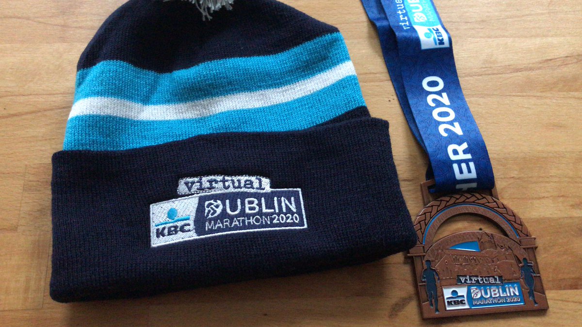 Look what surprise I woke up this morning to, worth every mile! Thank you <a href="/Dublin/">dublin</a> marathon