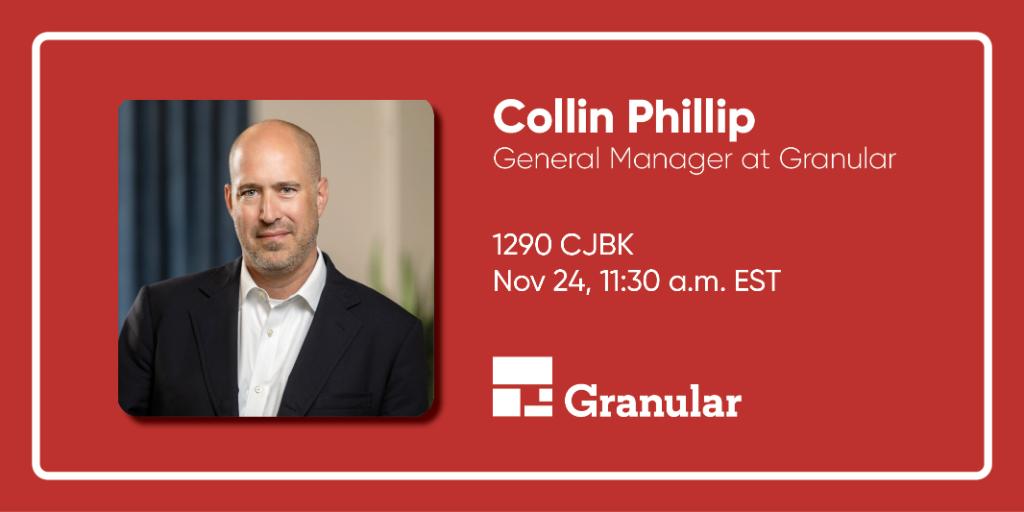 PioneerSeedsCA's tweet photo. You won’t want to miss this. @CollinPhillip1 from @GranularAg will be on Ask the Experts today on London’s NewsTalk @CJBK to talk about digital tools for your farm. Tune in at 11:30am EST and if you’re not in London, you can listen live at https://t.co/TH4BxlxnoX https://t.co/UC9ria6QBI