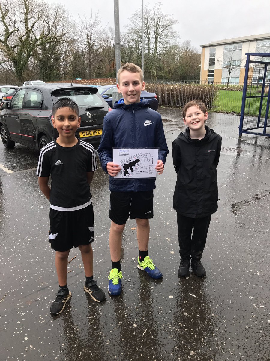 More Orienteering @RosshallAcademy today. Lots of rain and puddles to deal with but it didn't put the students off! Excellent performance from Conrad, Scott and Alexander who completed three of the tougher blue courses. #playingourpart @RosshallHWB @scottish_o @PEPASSGlasgow