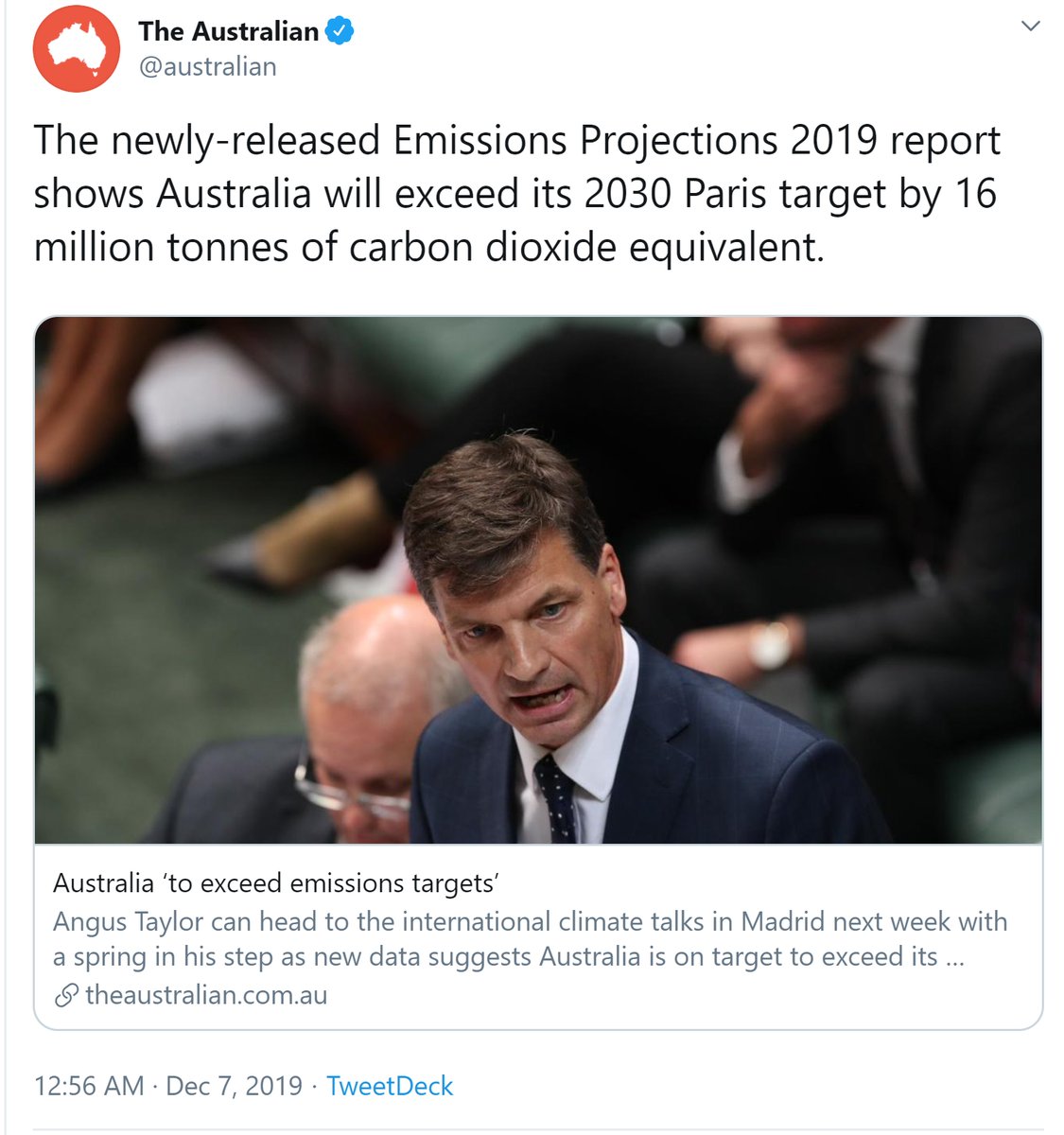 The coverage of that report was truly atrocious. The deception that Aus was on track to hit its Paris targets was widespread and unstoppable, no matter how hard we wonks tried.