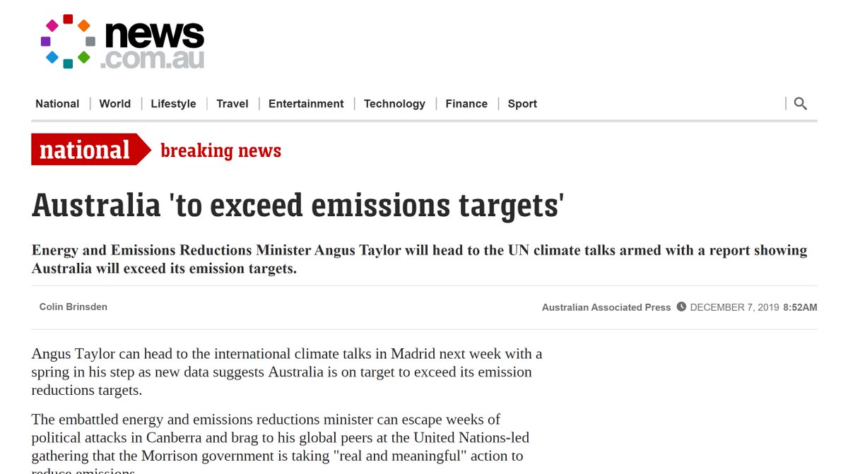 The coverage of that report was truly atrocious. The deception that Aus was on track to hit its Paris targets was widespread and unstoppable, no matter how hard we wonks tried.