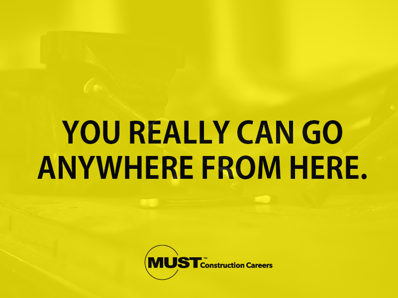 MUST Construction Careers connects you to apprenticeship opportunities within the unionized construction trades. Learn more about skilled trade jobs in painting, welding, electrical and more: Learn more about MUST Careers. mustcareers.org #MUSTCareers #Construction
