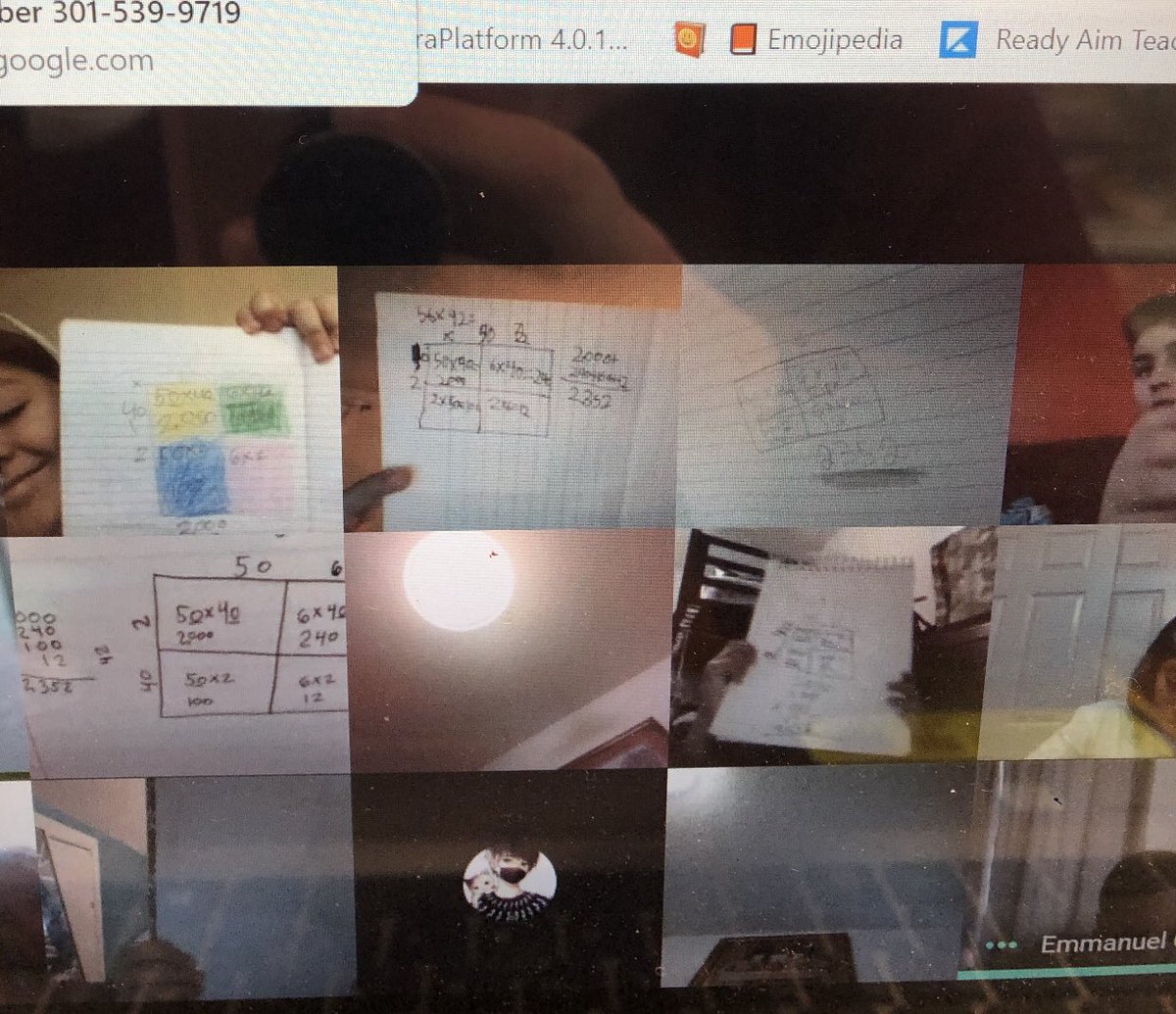 We have them cameras on trying to capture our area models for multiplication!! <a href="/GlendaleESAACPS/">Glendale Elementary</a>