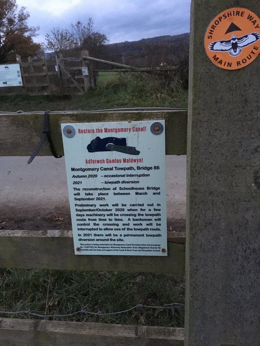 NickBardsley10's tweet photo. We took a keen interest in the Monty when we lived in Pant. Really pleased to see that restoration of the dry section of the canal continues with enthusiastic volunteers leading the way. Plenty of support from ⁦@ShropCouncil⁩ too! https://t.co/flQs8ESFYK