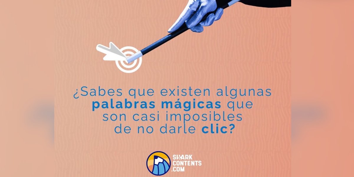 ContentsShark's tweet photo. ¿Sabes que existen algunas palabras mágicas que son casi imposibles de no darle clic?
.
#sharkcontents #seo #españaseo #alicanteseo #marketingdigital #marketingdigitalespaña #contenidoseo https://t.co/RVLN4e4LJk