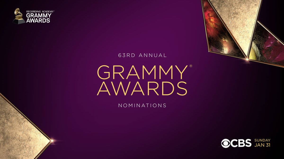 RecordingAcad's tweet photo. Congratulations to the 63rd #GRAMMYs nominees! 

View the full list: https://t.co/vmaSA9BCsf https://t.co/0YQpDh4UkY