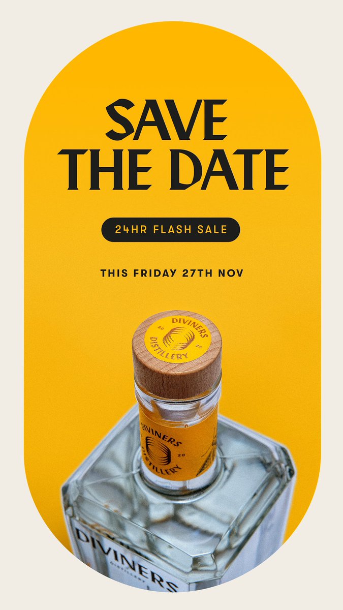 DivinersGin's tweet image. Save the date. 24 hour flash sale. This Friday 27th November.

#BlackFriday #BlackFridayDeals #Australia #Gin