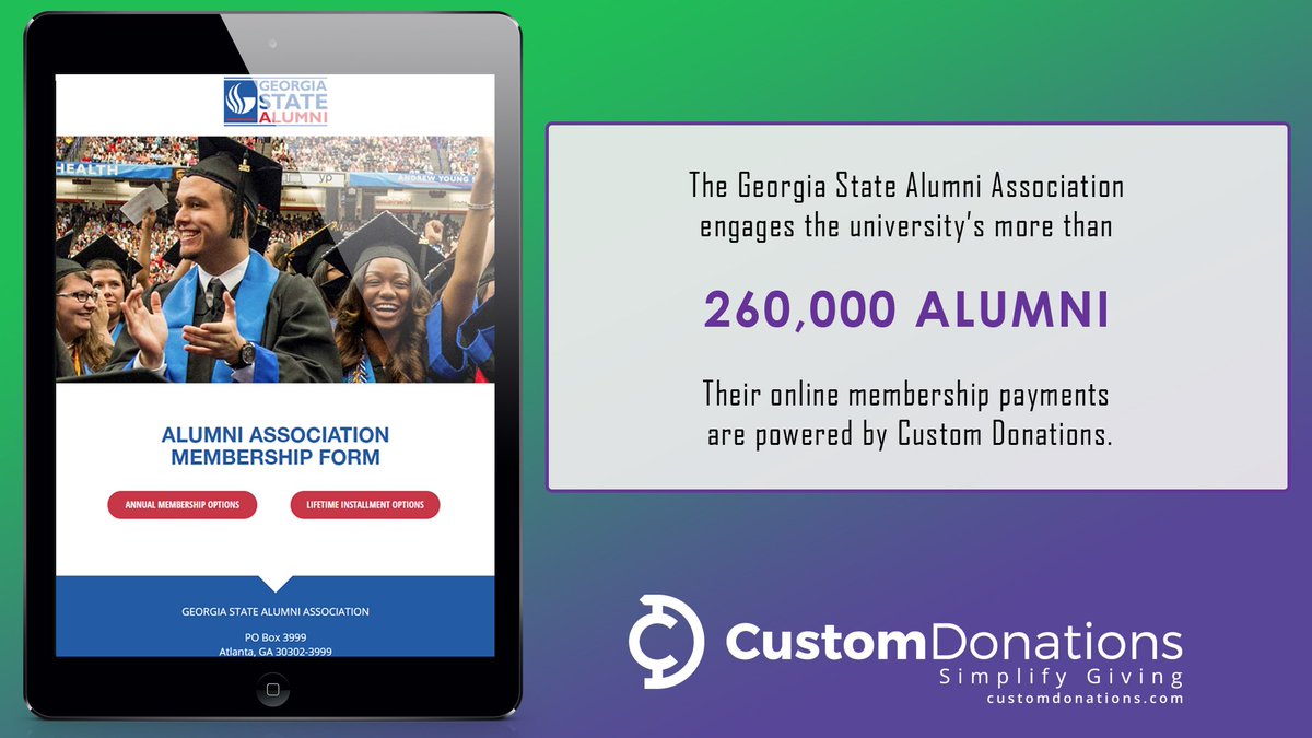 Find out why #universities, #alumni associations, and #nonprofits are switching to Custom Donations' simple, powerful, and fully customizable online #giving and #membership forms.  

customdonations.com