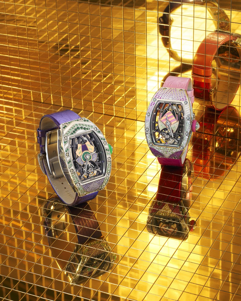 The new RM 71-02 Automatic Tourbillon Talisman erupts in coloured stones, drawing on the untamed energy and raw glamour of the 1970s.

bit.ly/3nTZNxC

#RichardMille #RM7102