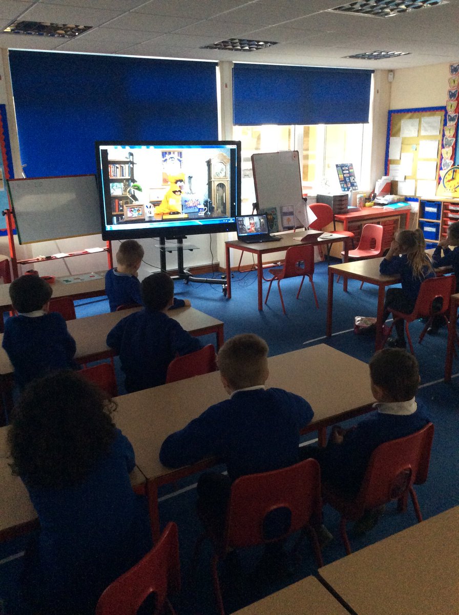 BHPSMansfield's tweet photo. Class 7 enjoyed their virtual workshop today with Anna from CBBC and some of her team. They got to watch a brand new programme and discuss what they thought about it. #cbbc #virtualvisitor https://t.co/Xx9PeyvuUK