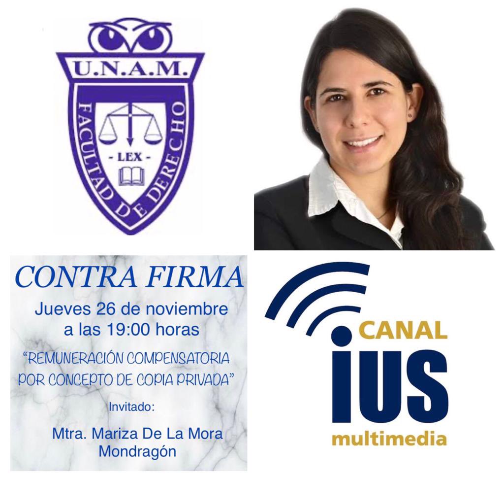 AleMaciEstrella's tweet photo. ¿Tendremos que pagar derechos para poder sacar copias de los libros para estudiar?
Este y otros temas serán resueltos en el programa #contrafirma transmitido por el canal Ius Multimedia, de la Facultad de Derecho UNAM, el próximo jueves 26 de noviembre a las 19:00 hrs. https://t.co/KMw78tEU0d