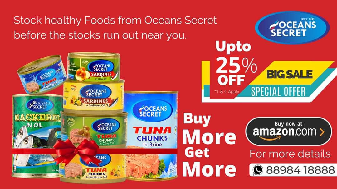 OceanssecretInd's tweet photo. Buy on https://t.co/524K8bHSpV and get up to 25% Discount. Limited time sale https://t.co/zOTvE7VrW9 time offer today.
#seahath #healthydiet #health #foodie #foodporn #fish #superfood #sardines #mackerel #chicken #protein #omega3 #dietplan #weightloss https://t.co/jDUiVJz8G1