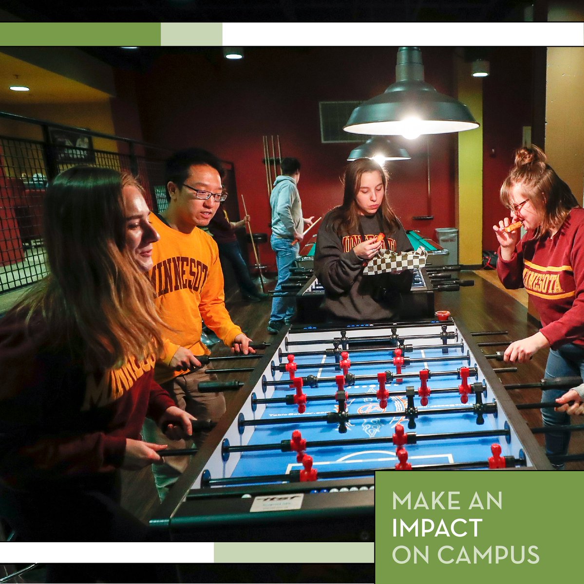 OSA_UMN's tweet photo. Increasing your participation in the following Student Affairs activities, @UMN_FSL, @umnSUA, @UMNRecWell  group fitness courses, &amp; @lead_umn. These activities &amp; other OSA activities will help you feel more valued as an individual on campus! https://t.co/L0aFr0Vl2M  #OSAimpact https://t.co/lNFWJtdFmE
